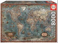 Educa 8000 Piece World Map Puzzle 8000片拼圖