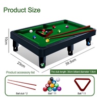 Pool Table Playset Top Game For Kids Adults Portable Interactive Stress Relief Indoor Family Game To