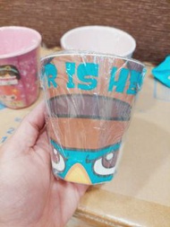 原裝日本 Disney 泰瑞 Perry  Agent P 鴨嘴獸 膠水杯