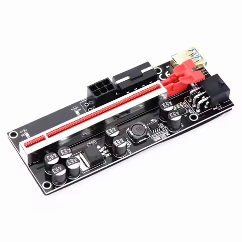 NEW Riser Card VER009S Plus PCI-E 009S Plus PCIE X1 to X16 4Pin 6Pin Power for Graphics Card GPU Min