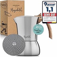 Flow Premium Stainless Steel Espresso Maker with Reducing Strainer for 3 to 6 Cups 300 ml – Espresso