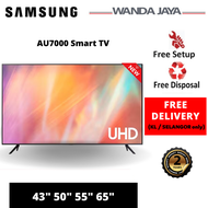 [FREE DELIVERY] Samsung TV 50AU7000 4K UHD Smart TV (43" / 50" / 55"/ 65") 43AU7000 / 50AU7000 / 55AU7000 / 65AU7000