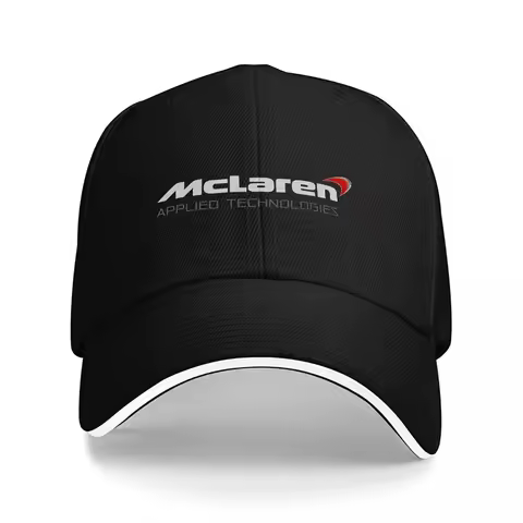 McLaren Applied Technologies Logo Baseball Cap Black Premium Adjustable Hat for Men and Women Sports