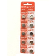 LR1130 AG10 LR54 189 Original Maxell Button Cell Alkaline Battery
