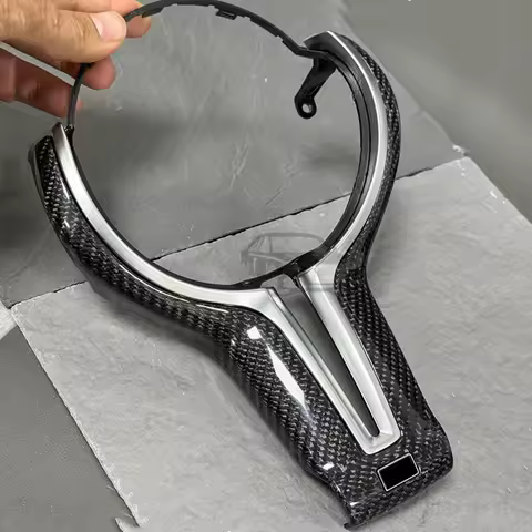 Suitable for BMW M4 M2 M3 F87 F80 F82 M6 F06 F12 F13 carbon fiber M power car steering wheel replace