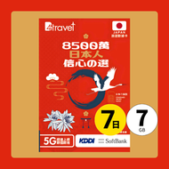 B4travel 日本 7日 7GB 5G 無限上網卡