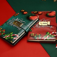 [C.m.cheap Boutique Shop]/Happy Christmas Style Red/Green A5 Combination Lock Hardcover Diary/Leathe
