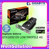 GIGABYTE GeForce GTX1650 D5 LOW PROFILE 4GB HDMI DP PORT GPU GRAPHICS CARD ( GV-N1650D5-4GL )