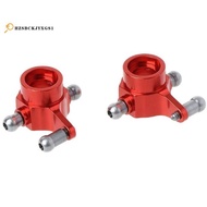2Pcs Upgraded Metal Parts Rear Steering Cup for  P929 P939 K969 K979 K989 K999 1/28 RC Car,Red