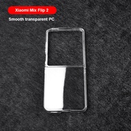 Transprent PC Protective Case For Xiaomi Mix Flip 2 mix flip 2 5G Shockproof Cover For Xiaomi Mix Fl