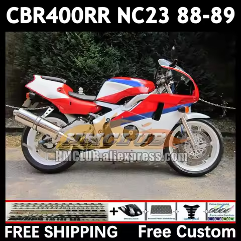 Body Kit For HONDA CBR400 Blue White CBR400RR RR NC23 88 89 Years Bodywork 103No.37 CBR 400 RR CC 40