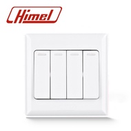 HIMEL ADVANCED SERIES 4 GANG 1 WAY SWITCH