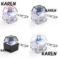 KARENGOODS Finger Keyboard Caps, Fingertip Clicks Glowing Fidget Keychain,  Finger Keyboard Cap Stre
