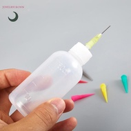 1Pc 50ml Jam Painting Squeeze Bottles With 7 Nozzles For Multi-Purpose Use Jam Pot Cake Tools Drawin