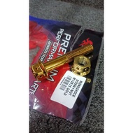 MONOSHOCK SCREW Y15 / LC135 / RS150 WITH NUT GOLD M10x55