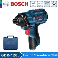 Bosch Original GDR 120-LI Rechargeable Cordless Impact Wrench 100Nm Driver Electril Screwdriver Impa