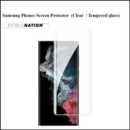 Samsung Phones Tempered Glass Screen Protector | S24 Ultra S24+ S24 Plus S24 S23 Ultra A14 A34 A54 [