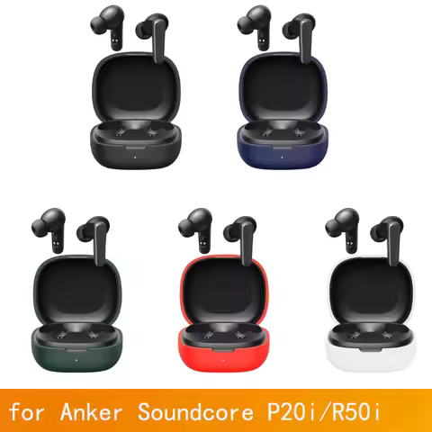 Earphone Protective Case for Anker Soundcore P20i/R50i Wireless Earbud Cover Shockproof-Shell Washab