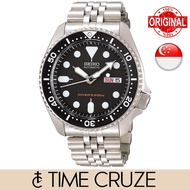 [Time Cruze] Seiko SKX007 Automatic Divers 200M Stainless Steel Black Dial Men Watch SKX007K2 SKX007K