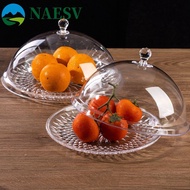 NAESV Sampling Tray With Lid Creative Food Preservation Exhibition Food Afternoon Tea Transparent De