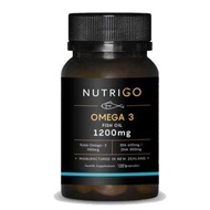 NUTRIGO Omega 3 Fish Oil 1200mg Capsule 120s [EXP: 1/9/2025]