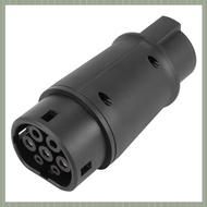 (QJWR) EVSE EV Adaptor 32A J1772 Type 1 to Type 2 Plug EV Adapter Electric Cars Vehicle Charger Char