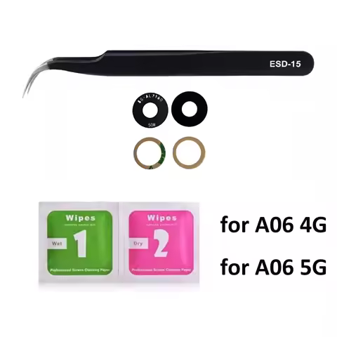 Back Rear Camera Glass Lens Replacement for Samsung Galaxy A06 A16 4G A26 A36 A56 5G Lens Cover Repa