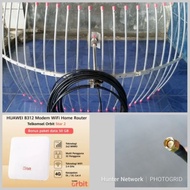 PAKET HUAWEI B312 MODEM WIFI HOME ROUTER TELKOMSEL ORBIT STAR 2 ANTENA