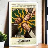 Amsterdam Movie Poster Tin Painting Various Metal Paintings 🇹🇼Made Made in Taiwan All Ready Stock St