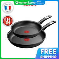 Tefal | กระทะเทฟลอน Perfect Touch Titanium 3X สำหรบเตาแมเหลกไฟฟา 2 ชน (ขนาด 20 นว + 28 นว)