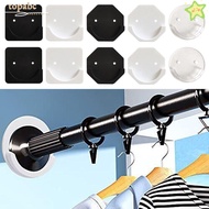 GORROS 2pcs Shower Curtain Rod Bathroom Screw Fixation No Drilling Stick Wall Adhesive Tension Holde