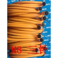 M8 3-Pin Sensor Connector Cable DOL-0803-G02M DOL-0803-W02M New And Original 1