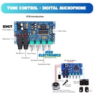 MICROPHONE MODULE XH-M173 PT2399 2 CHANNEL KARAOKE ECHO PREAMPLIER TONE CONTROL TUNE SOUND CARD