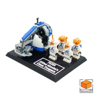 Display Stand for Lego Star Wars 332nd Ahsoka's Clone Trooper Battle Pack (75359)