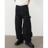 Night indigo Carpenter balloon Jeans