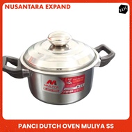 MULIYA SS Dutch Oven Pan 18 20 22 24 26 cm
