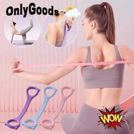 ONLYGOODSS Yoga Tensioner, Multi-functional Silicone Rope 8-Line Puller, Portable Elastic Band 8-Fig
