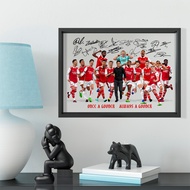 Arsenal Full Team Illustration Henry Ed High Solid Wood Decoration Photo Frame Photo Wall Table Hang