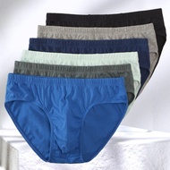 Men's Underwear 男士内裤  男士内裤纯棉三角内裤男中腰青年夏透气性感纯棉男式男生三角内裤04.01