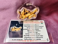 阿贊旁蝕  2561 捨十面浸靚  第五期  電鍍金版  蛇煙食人虎  反擊小人 防小人 擋災避邪  連S卡 提防便宜假貨