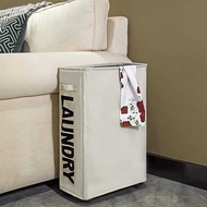 ZEST Dirty Clothes Basket with Wheels Foldable Laundry Bag 44L