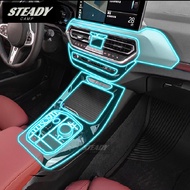 For BMW G08 Ix3 2021 2022 2023 Car Interior Center Console Transparent TPU Protective Film Anti-scra