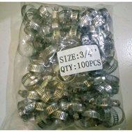 Stainless Steel Ear Hose Clamp / Hose Clamp with Handle Size 3/4" Hose Clamp for Hose Valve FPR