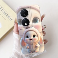 สำหรับ Honor X7b เคส CLK-LX2 CLK-LX1หรูหราสีลูกกวาดเคสโทรศัพท์ครอบ TPU นุ่มสำหรับ Honor X7 X7a X 7B 