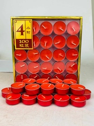 YMS 升级版铝壳 4小时植物酥油蜡烛（SGS认证 安全无毒 无黑烟 无异味）红色酥油烛 黄色酥油烛 酥油蜡烛 蜡烛 4小时酥油 4小时 Upgraded Aluminum Casing 4-Hour