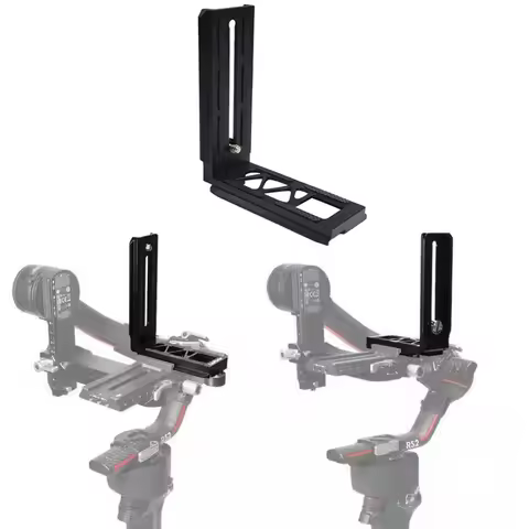 Camera L-Shape Bracket Vertical Video Shooting for DJI Ronin RSC2 RS2 RS3 RS 3mini RS 3pro Handheld 