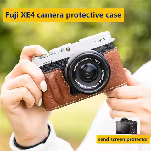 Camera protective case for Fujifilm XE4 protective case XE4 camera leather case
