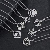 New men's and women's two-dimensional Yuan Yuan Yuan God's Eye Necklace 60CM