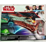 Star Wars 3.75 Inch Vehicle Includes A-Wing Fighter Pilot Doll, Support Force Link 2.0 Technology, C
