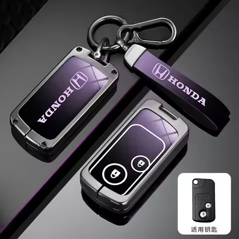 Shell Fob for Honda Fit Jazz Shuttle GP2 Spada StepWgn RG1 Freed Spike Ge6 2/3 Buttons Metal Car Rem